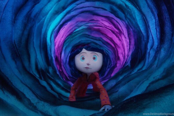 Coraline entering in the other world